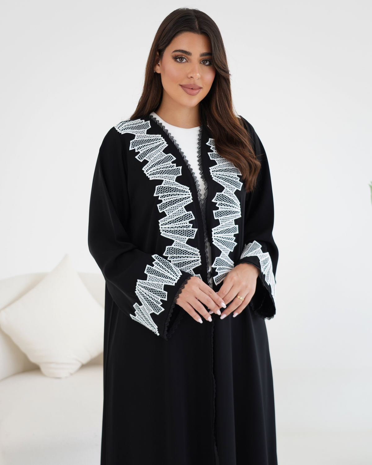 Pleated Ivory